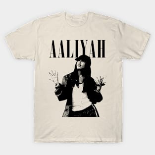 Aaliyah 80s 90s Vintage T-Shirt